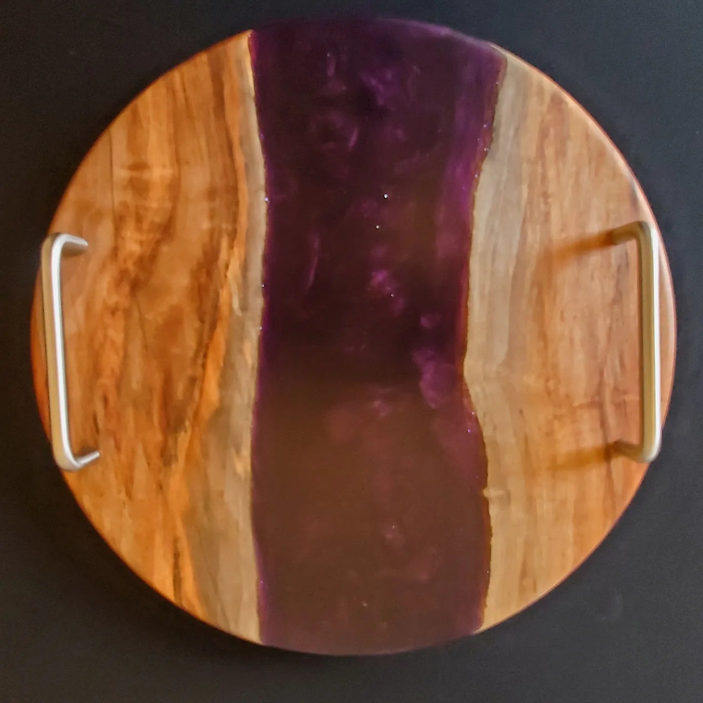 Serving tray purple