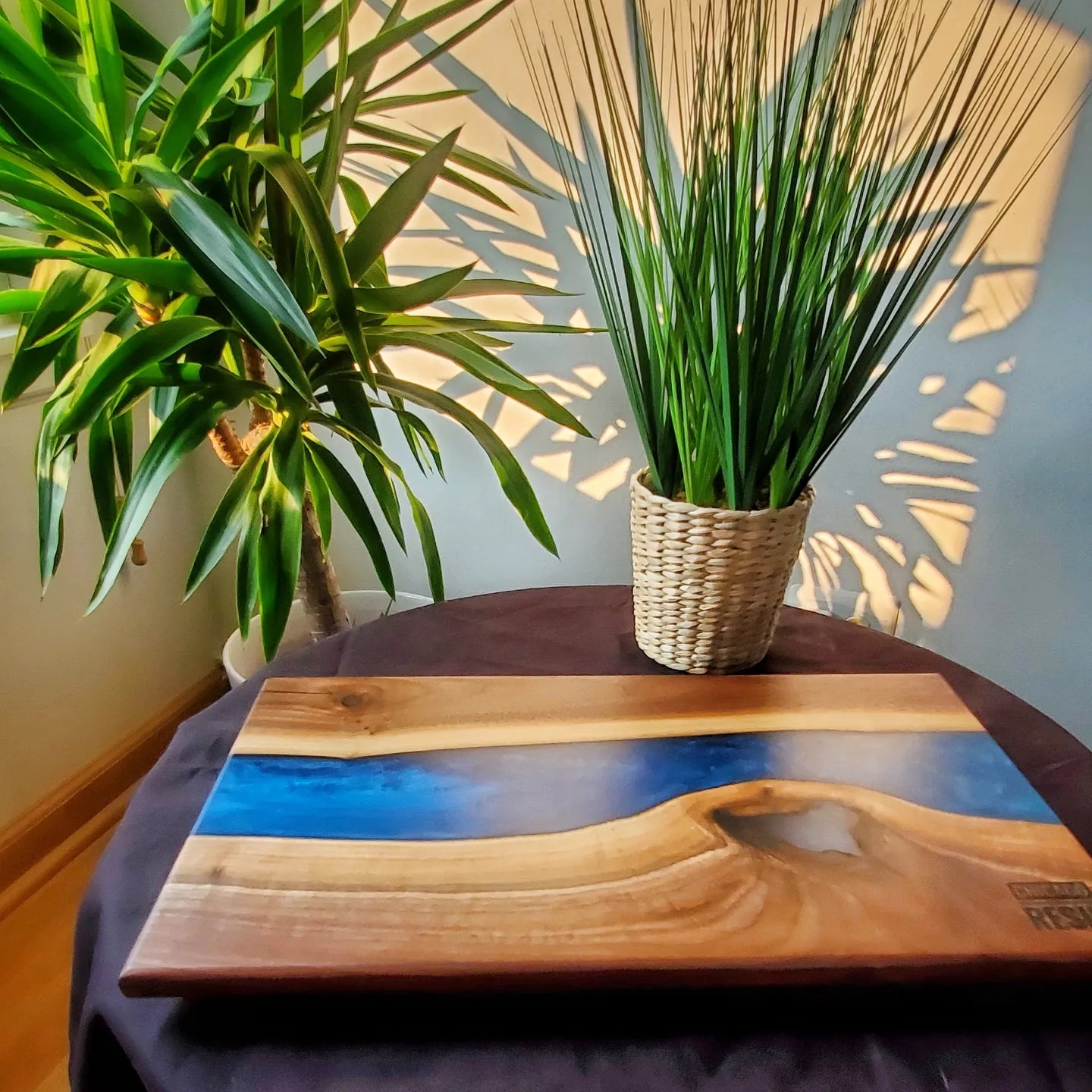 Serving board Blue